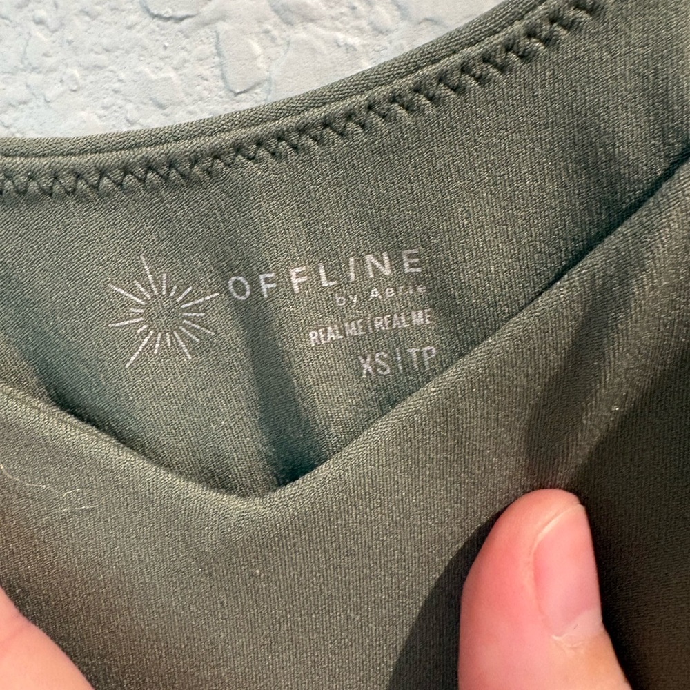 Aerie Sage Green Tee